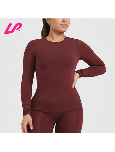 Upgrade your casual style with our Long Sleeve Fitted Tops. Shop now for a range of sizes and colors to elevate your wardrobe with our long sleeve running top womens.